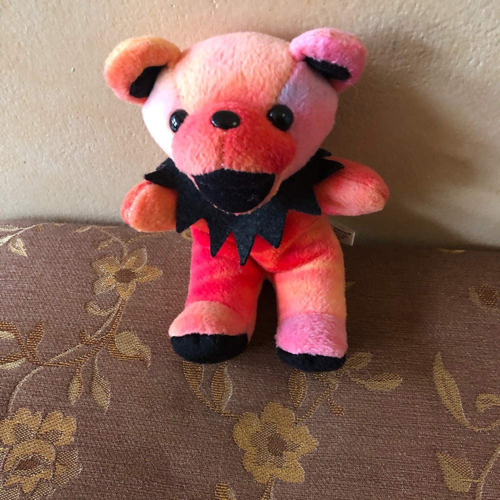 Vintage Grateful Dead Steven Smith Tie Dye Beanie Bear